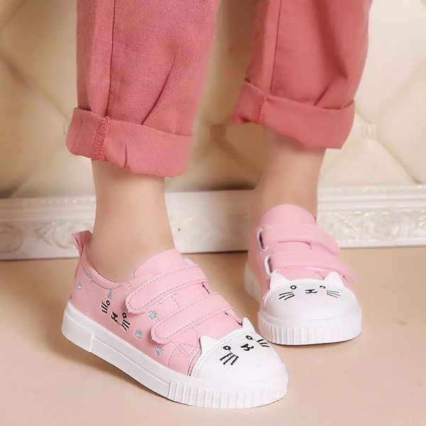 jgshowkito fashion girls casual shoes white skate sneakers for toddlers kids children's anti-slid sports shoes cute cartoon cat lj20120, Black
jgshowkito fashion girls casual shoes white skate sneakers for toddlers kids children's anti-slid sports shoes cute cartoon cat lj20120, Black