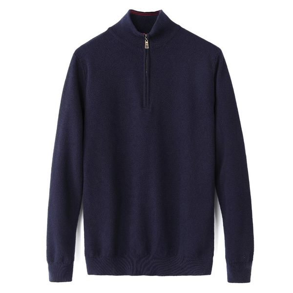 warm small horse half zipper cotton stand-up collar sweater jersey jumper hombre pull homme men knitted sweaters, White;black
warm small horse half zipper cotton stand-up collar sweater jersey jumper hombre pull homme men knitted sweaters, White;black