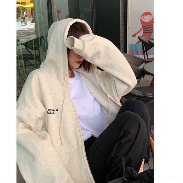 nxy4h sweater 2019 new women's g1va0 korean hoodie ins trendy style smoke gray sweater oversize hoodie coat loose, Black
nxy4h sweater 2019 new women's g1va0 korean hoodie ins trendy style smoke gray sweater oversize hoodie coat loose, Black