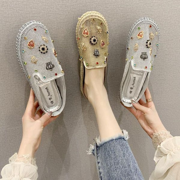 women shoes net red slippers women wear 2020 new style rhinestone korean fashion fairy style versatile mesh
women shoes net red slippers women wear 2020 new style rhinestone korean fashion fairy style versatile mesh