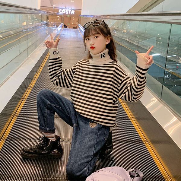 girls' cashmere sweater 2020 new autumn and winter cloth foreign sle middle school pullover high collar children's thickened, Blue
girls' cashmere sweater 2020 new autumn and winter cloth foreign sle middle school pullover high collar children's thickened, Blue