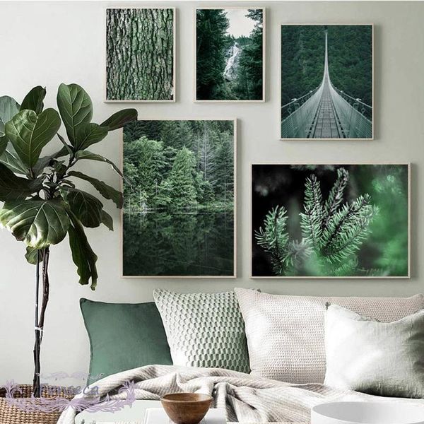 paintings green landscape wall art pictures leaves forest canvas painting letter quotes for living room bedroom modern home decor
paintings green landscape wall art pictures leaves forest canvas painting letter quotes for living room bedroom modern home decor