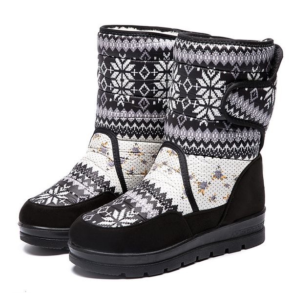 women snow fresh winter carson woman's rubber christmas patern w & lola boots ngj7, Black 
women snow fresh winter carson woman's rubber christmas patern w & lola boots ngj7, Black