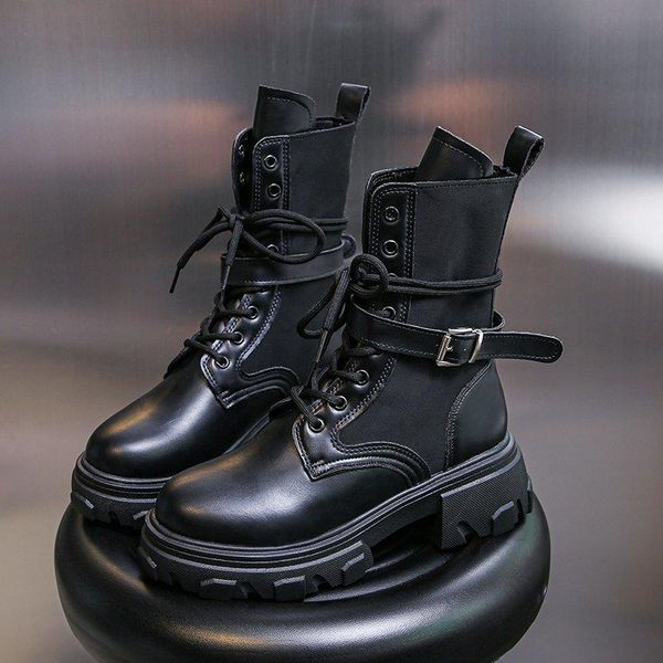 boots leather women genuine boots platform women autumn black motorcycle waterproof thick heel shoes botas de mujer 2020
boots leather women genuine boots platform women autumn black motorcycle waterproof thick heel shoes botas de mujer 2020