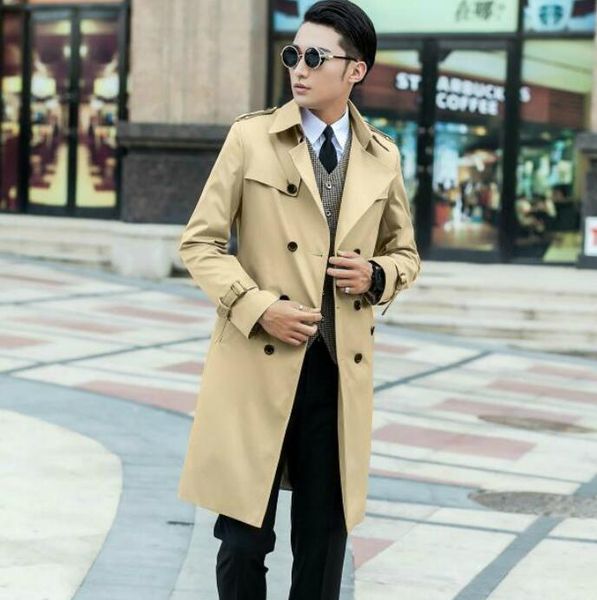 men's trench coats beige mens man double breasted business casual long coat men clothes slim fit overcoat sleeve designer, Tan;black
men's trench coats beige mens man double breasted business casual long coat men clothes slim fit overcoat sleeve designer, Tan;black