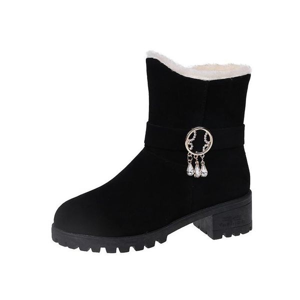 snow boots woman warm thick plush boots women platform waterproof non slip ladies metal destination zipper female outdoor shoes, Black
snow boots woman warm thick plush boots women platform waterproof non slip ladies metal destination zipper female outdoor shoes, Black