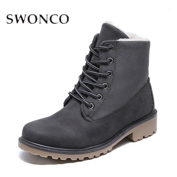 swonco women boots winter plush ladies oxfords 2020 winter riding boots pu leather non-slip snow shoes female1, Black
swonco women boots winter plush ladies oxfords 2020 winter riding boots pu leather non-slip snow shoes female1, Black