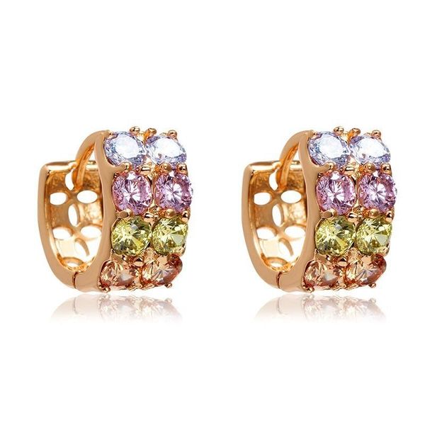 charm cute double row rainbow cz small circle loop huggie hoops earrings for women girls kids gold color jewelry oorbellen aretes aros, Golden
charm cute double row rainbow cz small circle loop huggie hoops earrings for women girls kids gold color jewelry oorbellen aretes aros, Golden