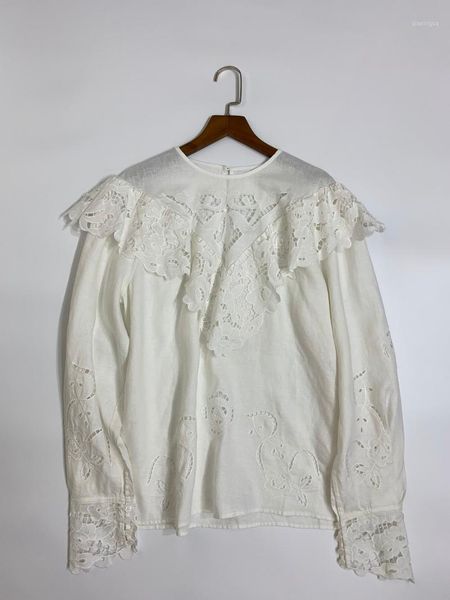 blouse 2020 early autumn round neck long sleeve white shirt embroidered cutout loose linen
blouse 2020 early autumn round neck long sleeve white shirt embroidered cutout loose linen
