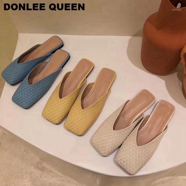 slippers 2021 square toe women fashion cane weave mule shoes flat slides summer beach flip flops woven sandals1, Black
slippers 2021 square toe women fashion cane weave mule shoes flat slides summer beach flip flops woven sandals1, Black