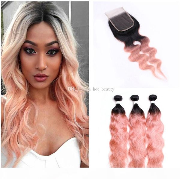 wet and wavy pink hair peruvian virgin human hair 3bundles with closure dark root pink hair bundles water wave bundles, Black
wet and wavy pink hair peruvian virgin human hair 3bundles with closure dark root pink hair bundles water wave bundles, Black