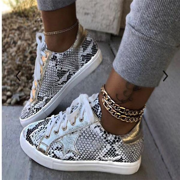 autumn and winter explosions europe and america snake pattern fashion wild women's shoes flat-bottomed sports shoes shoes white, Black;brown
autumn and winter explosions europe and america snake pattern fashion wild women's shoes flat-bottomed sports shoes shoes white, Black;brown