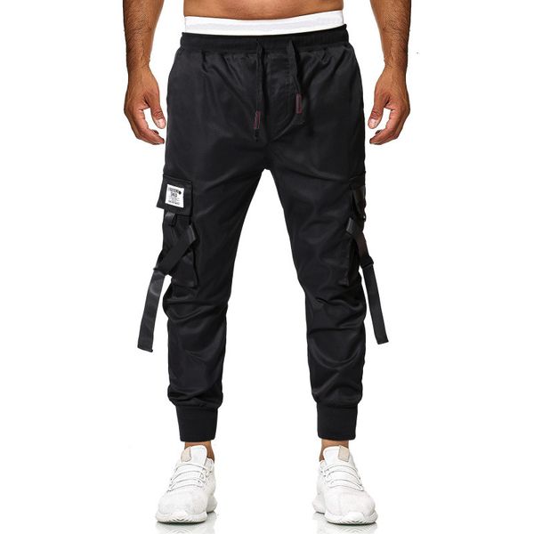 2020 spring and autumn leisure multi pocket trend overalls men's pants large size, Black
2020 spring and autumn leisure multi pocket trend overalls men's pants large size, Black