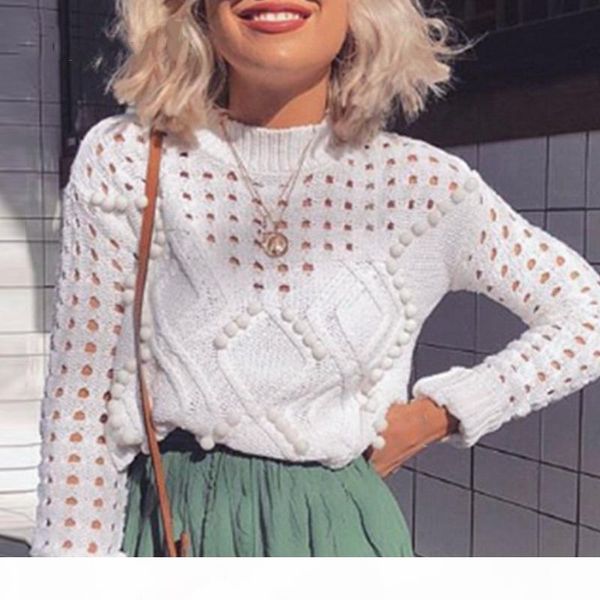 fashion white hollow out sweaters women autumn casual thin short knit o-neck female high street chic jumpers, White;black
fashion white hollow out sweaters women autumn casual thin short knit o-neck female high street chic jumpers, White;black