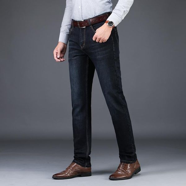 men's jeans tfetters autumn winter men clothing 2021 cotton soft thick smart casual pants solid color business baggy for, Blue
men's jeans tfetters autumn winter men clothing 2021 cotton soft thick smart casual pants solid color business baggy for, Blue