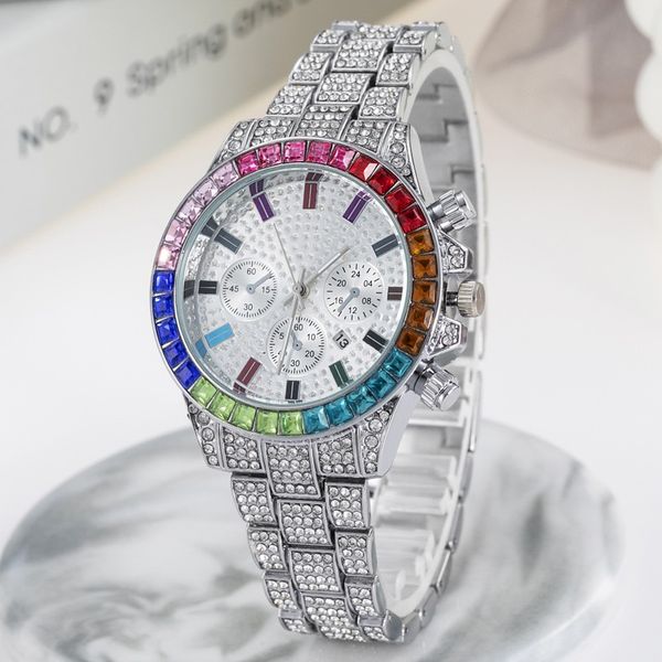 colorful diamond watch brand for men luxury iced out watch square quartz waterproof wristwatch relogio masculino men watches, Black
colorful diamond watch brand for men luxury iced out watch square quartz waterproof wristwatch relogio masculino men watches, Black