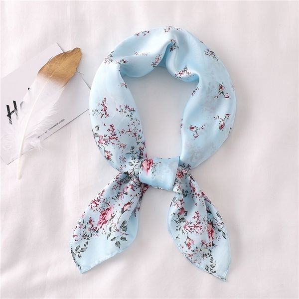 summer silk scarf square lady hair kerchief shawls and wraps women scarves small size office female print neck foulard new t200609, Blue;gray
summer silk scarf square lady hair kerchief shawls and wraps women scarves small size office female print neck foulard new t200609, Blue;gray