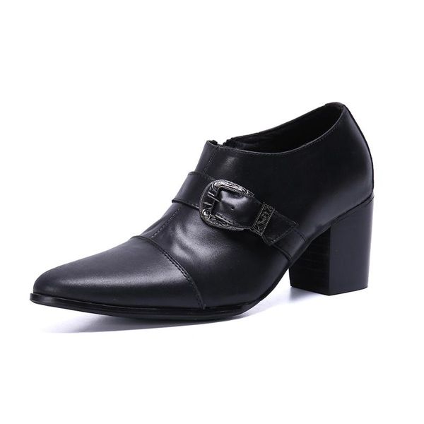 martin boots trendy new men's boots scarpe cow leather men's high retro pointed toe ankle genuine leather full grain, Black
martin boots trendy new men's boots scarpe cow leather men's high retro pointed toe ankle genuine leather full grain, Black