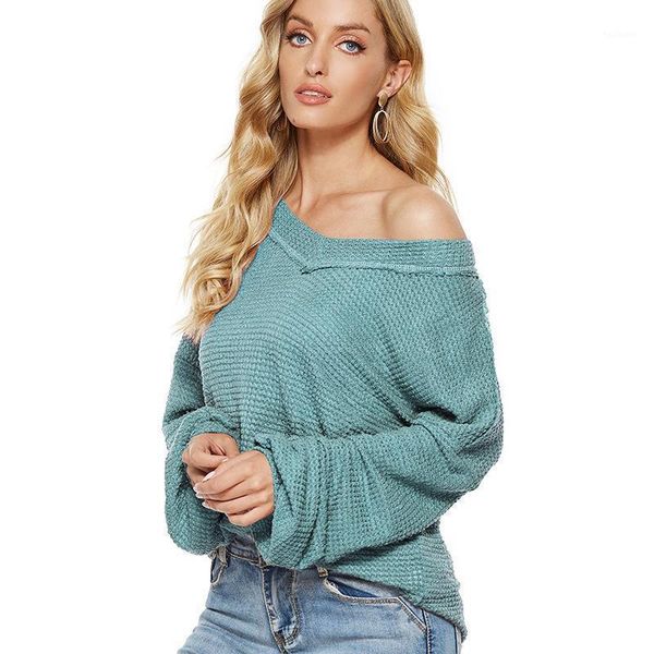 women's sweater autumn/winter 2021 new fashion loose v neck lantern sleeve sweaters pullover for women sp11611, White;black
women's sweater autumn/winter 2021 new fashion loose v neck lantern sleeve sweaters pullover for women sp11611, White;black