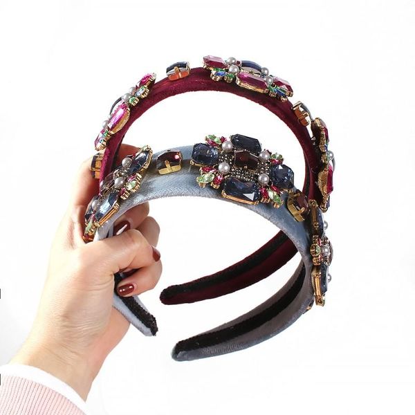 vintage colorful big rhinestone hairband for women headband party prom hair hoop simulated pearl girls hair accessories, Golden;silver
vintage colorful big rhinestone hairband for women headband party prom hair hoop simulated pearl girls hair accessories, Golden;silver