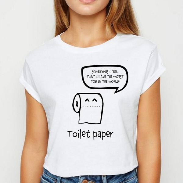 new t-shirt female toilet paper tshirt harajuku spring summer tee shirt oversize easy matching round neck t-shirts, White
new t-shirt female toilet paper tshirt harajuku spring summer tee shirt oversize easy matching round neck t-shirts, White