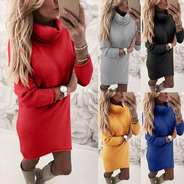 womens fashion long sleeved slim undershirt turtleneck sweater loose dress dresses woman party night 45 drop shipping, Black;gray
womens fashion long sleeved slim undershirt turtleneck sweater loose dress dresses woman party night 45 drop shipping, Black;gray