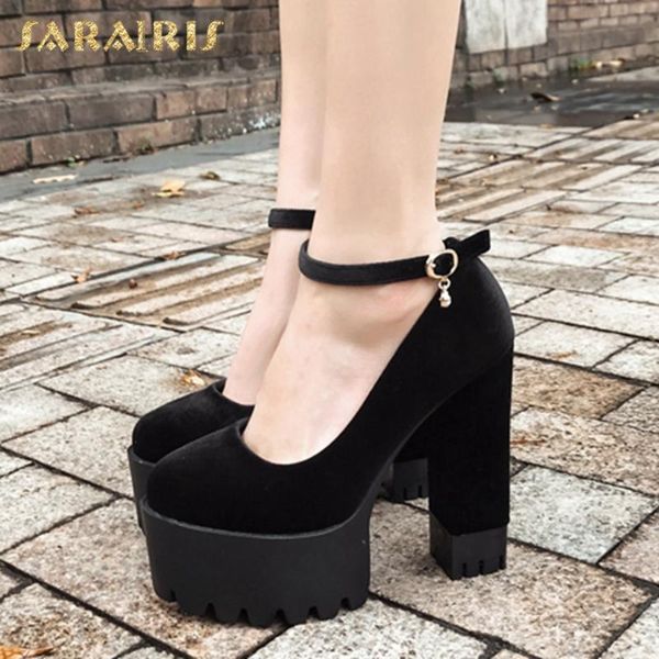 sarairis 2020 platform summer shoes woman pumps female chunky high heels buckle strap concise pumps women shoes, Black
sarairis 2020 platform summer shoes woman pumps female chunky high heels buckle strap concise pumps women shoes, Black