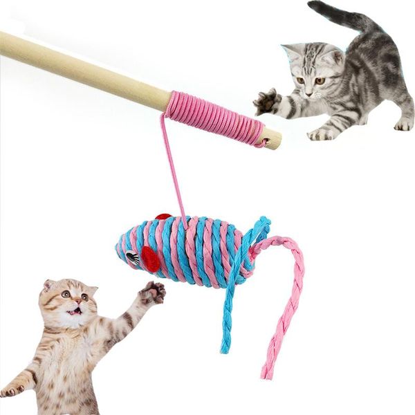 1pcs pet cat teaser mouse toys wood wand cat catcher teaser rod stick interactive toys mice scratching wand
1pcs pet cat teaser mouse toys wood wand cat catcher teaser rod stick interactive toys mice scratching wand