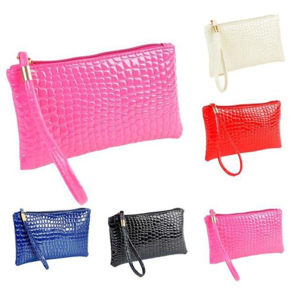 storage bags women wallet bag crocodile pu leather zipper clutch handbag coin purse 19*11*1.5cm
storage bags women wallet bag crocodile pu leather zipper clutch handbag coin purse 19*11*1.5cm
