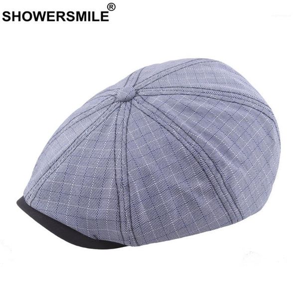 SHOWERSMILE Spring Summer Newsboy Cap Men Plaid Flat Cap Casual Cotton Eight Piece Patchwork Brand Ivy Mens Beret1, Blue;gray
SHOWERSMILE Spring Summer Newsboy Cap Men Plaid Flat Cap Casual Cotton Eight Piece Patchwork Brand Ivy Mens Beret1, Blue;gray