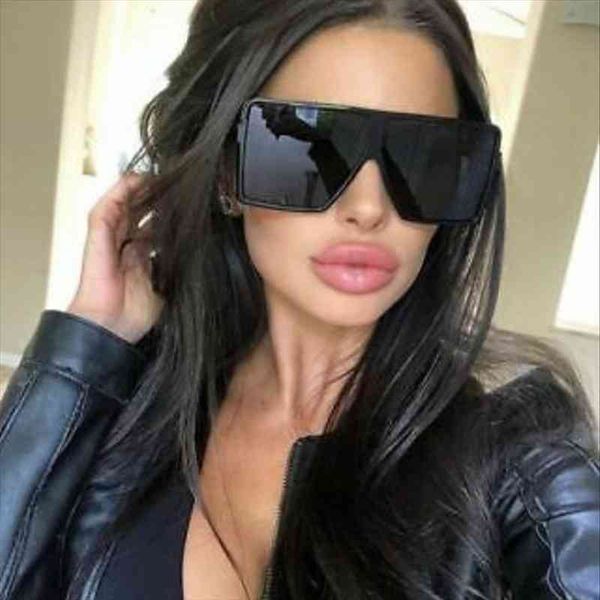 black oversized flat sun glasses for woman big square gradient womens sunglasses fashion brand shades oculos unisex, White;black
black oversized flat sun glasses for woman big square gradient womens sunglasses fashion brand shades oculos unisex, White;black