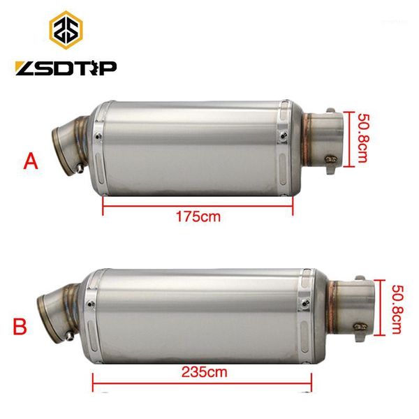 zsdtrp 51mm motorcycle ak yoshimura exhaust muffler pipe with db killer motocross atv dirt pit bike for 125cc-500cc1
zsdtrp 51mm motorcycle ak yoshimura exhaust muffler pipe with db killer motocross atv dirt pit bike for 125cc-500cc1