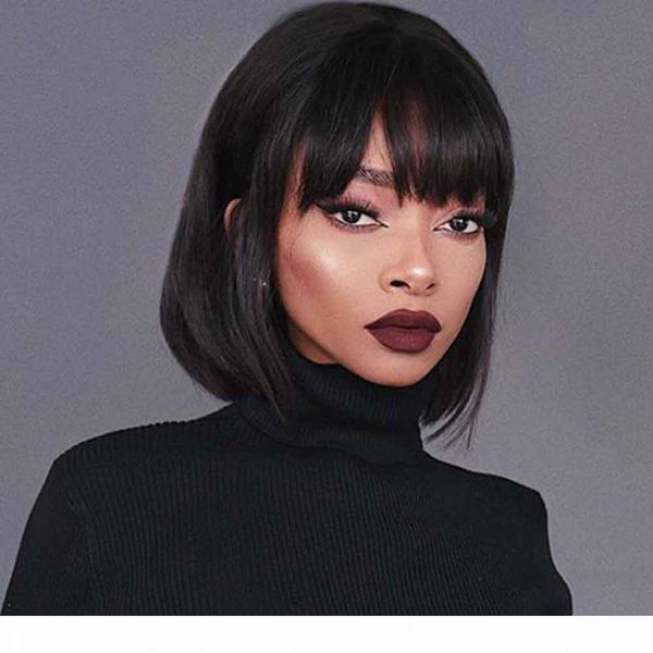 paff straight bob lace front wigs virgin short full lace human hair wigs with bangs pixie cut wig pre plucked, Black;brown
paff straight bob lace front wigs virgin short full lace human hair wigs with bangs pixie cut wig pre plucked, Black;brown