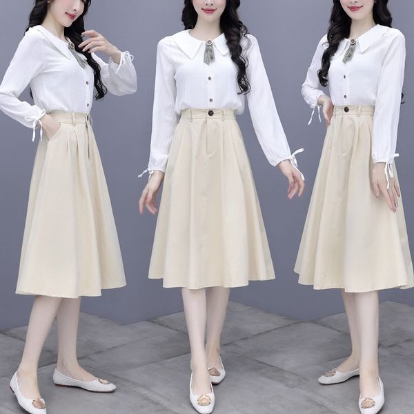 idyjb style suit wear women's 2020 summer new literature and art oreign skirt suit style age reduction shirt two piece set vu8wk, Gray
idyjb style suit wear women's 2020 summer new literature and art oreign skirt suit style age reduction shirt two piece set vu8wk, Gray