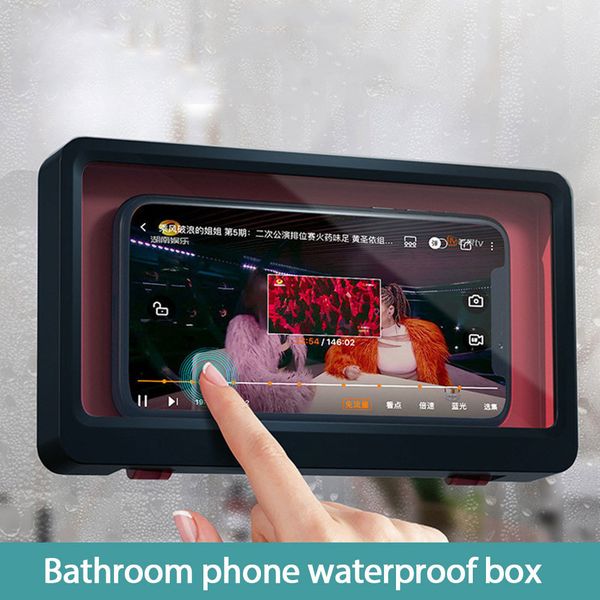 wall mounted case universal toilet shower waterproof box organizer holder bathroom phone storage
wall mounted case universal toilet shower waterproof box organizer holder bathroom phone storage