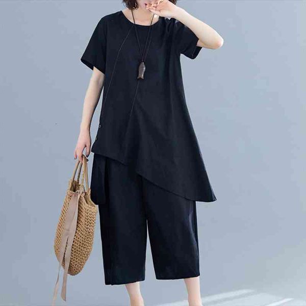 arrival linen cotton fashion womens clothes loose wide leg pants two piece female summer casual set suits, Gray
arrival linen cotton fashion womens clothes loose wide leg pants two piece female summer casual set suits, Gray