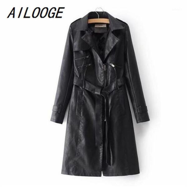 women's leather & faux ailooge 2021 fashion style lapel waist belt long sleeve coat zipper pu women trench black pink1
women's leather & faux ailooge 2021 fashion style lapel waist belt long sleeve coat zipper pu women trench black pink1