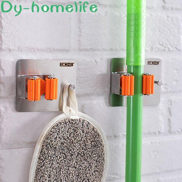 stainless steel multifunctional stable hanging waterproof non-mark mop rack with hook bathroom kitchen home storage supplies
stainless steel multifunctional stable hanging waterproof non-mark mop rack with hook bathroom kitchen home storage supplies