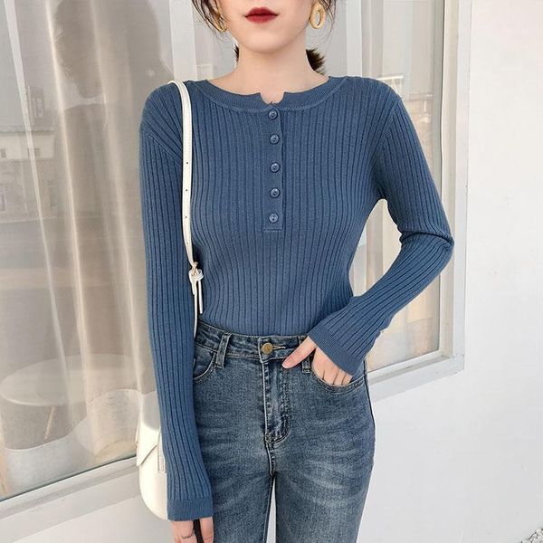 women pullovers sweater new 2019 knitted autumn winter spring fashion elegant buttons casual ladies sueter mujer1, White;black
women pullovers sweater new 2019 knitted autumn winter spring fashion elegant buttons casual ladies sueter mujer1, White;black