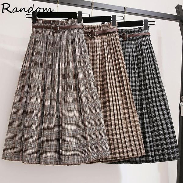 skirts 2021 autumn winter high waist plaid woolen skirt women fashion vintage pleated elascity casual party plus size cloth1, Black
skirts 2021 autumn winter high waist plaid woolen skirt women fashion vintage pleated elascity casual party plus size cloth1, Black