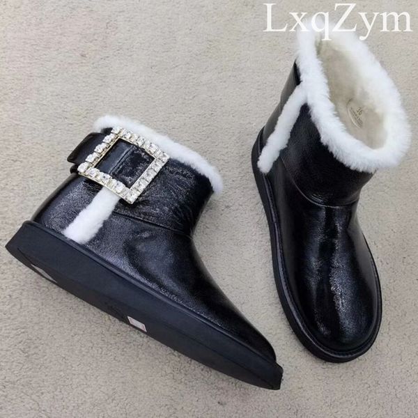 discount luxury bootswomen's sheepskin snow boots, diamond inlaid square metal decoration, women's warm fashion shoes, glittering, Black
discount luxury bootswomen's sheepskin snow boots, diamond inlaid square metal decoration, women's warm fashion shoes, glittering, Black