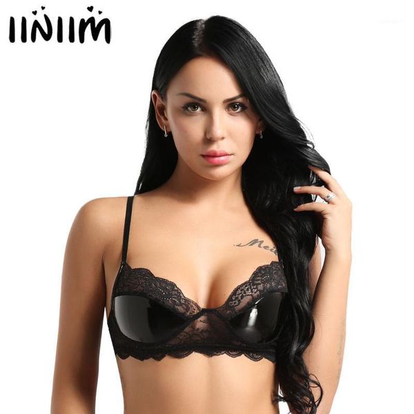 bras womens black soft adjustable spaghetti straps lingerie lace faux leather wire-valentines bra for nightclub party 1, Red;black
bras womens black soft adjustable spaghetti straps lingerie lace faux leather wire-valentines bra for nightclub party 1, Red;black
