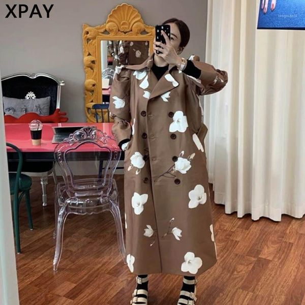 2020 spring autumn double breasted trench women elegant korean print vintage long windbreaker large size belted trench female1, Tan;black
2020 spring autumn double breasted trench women elegant korean print vintage long windbreaker large size belted trench female1, Tan;black
