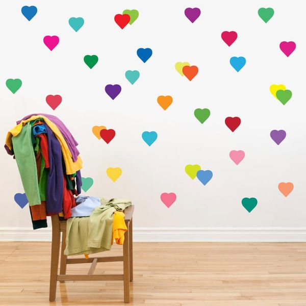 wall stickers 24pcs/set removable rainbow color love hearts peach pattern labels sticker home decoration accessories for living room
wall stickers 24pcs/set removable rainbow color love hearts peach pattern labels sticker home decoration accessories for living room
