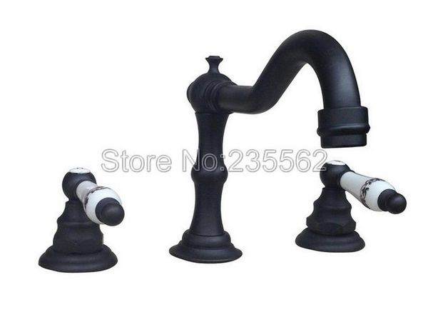 bathroom sink faucets 3 pcs black oil rubbed bronze dual handle widespread faucet deck mounted basin hole mixer taplnf089
bathroom sink faucets 3 pcs black oil rubbed bronze dual handle widespread faucet deck mounted basin hole mixer taplnf089