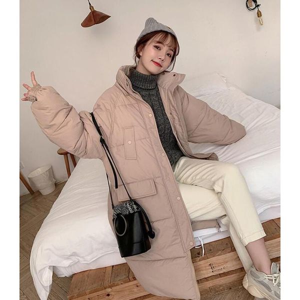 women's down & parkas 2021 autumn winter women jacket pockets womenswear puffer high-quality oversize warm lady long coat cl689, Black
women's down & parkas 2021 autumn winter women jacket pockets womenswear puffer high-quality oversize warm lady long coat cl689, Black