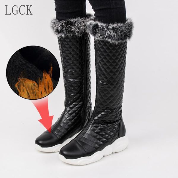 plus size 34-46 russia winter boots women warm knee high boots fur ladies fashion thigh snow shoes waterproof botas1, Black
plus size 34-46 russia winter boots women warm knee high boots fur ladies fashion thigh snow shoes waterproof botas1, Black