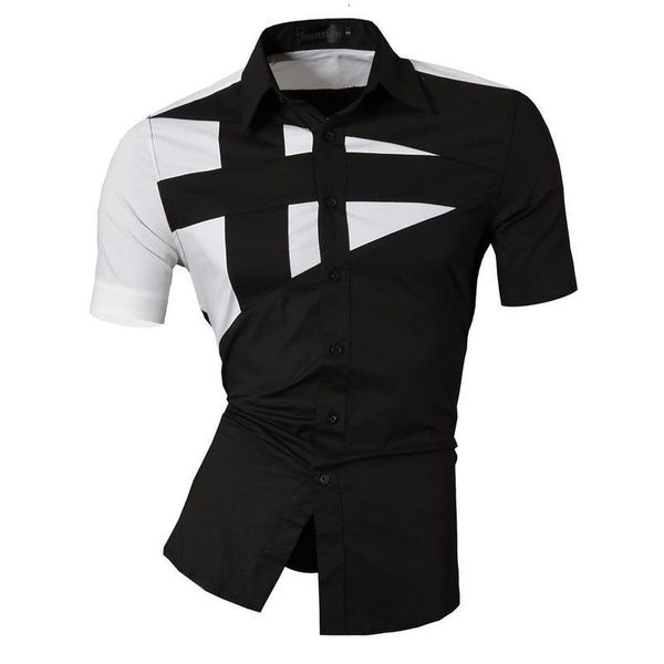 summer features shirts men casual jeans solid color shirt new short sleeve casual slim fit male shirts z002, White;black
summer features shirts men casual jeans solid color shirt new short sleeve casual slim fit male shirts z002, White;black