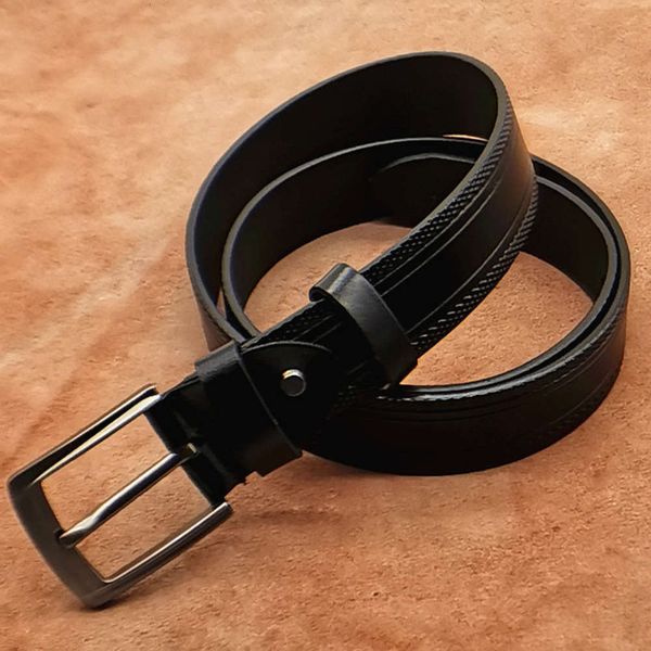versatile leather pants with pure cow hide embossed pin buckle simple business men's belt hengguangtai, Black;green
versatile leather pants with pure cow hide embossed pin buckle simple business men's belt hengguangtai, Black;green