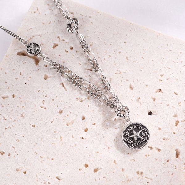 korean silver pentagram necklace women's new accessories pendant fashion short sweater chain autumn and winter
korean silver pentagram necklace women's new accessories pendant fashion short sweater chain autumn and winter
